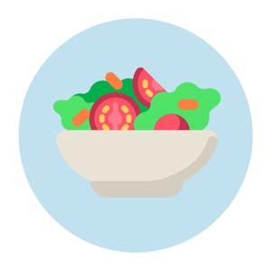 summer-heat-tips-03 Bowl of fresh garden salad