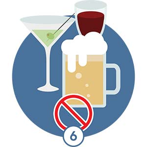limit-alcohol Limit drinking alcohol.